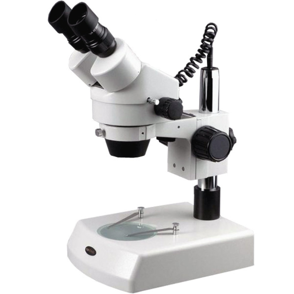 Amscope Microscope Stereo 7X-45X - Microscopio Binocular Estéreo con Zoom -
