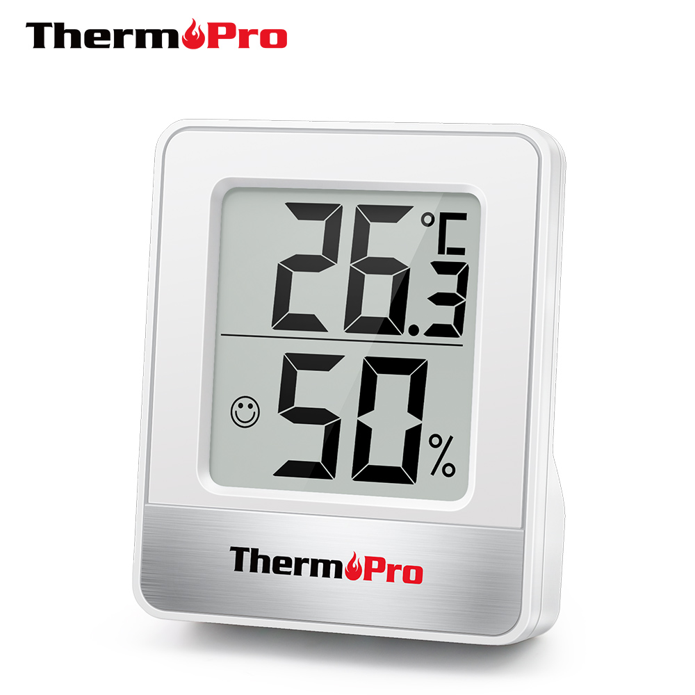 Weather Station Indoor - ThermoPro TP49 Mini estación meteorológica Termómetro