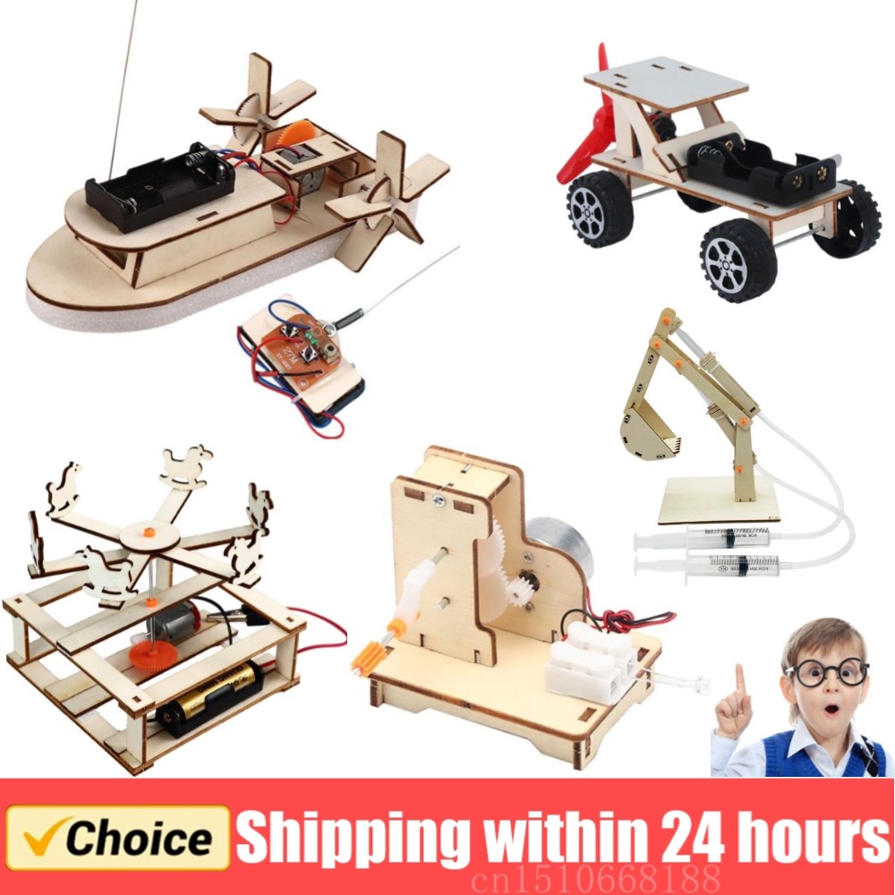 Science Max - Modelo de barco de madera para