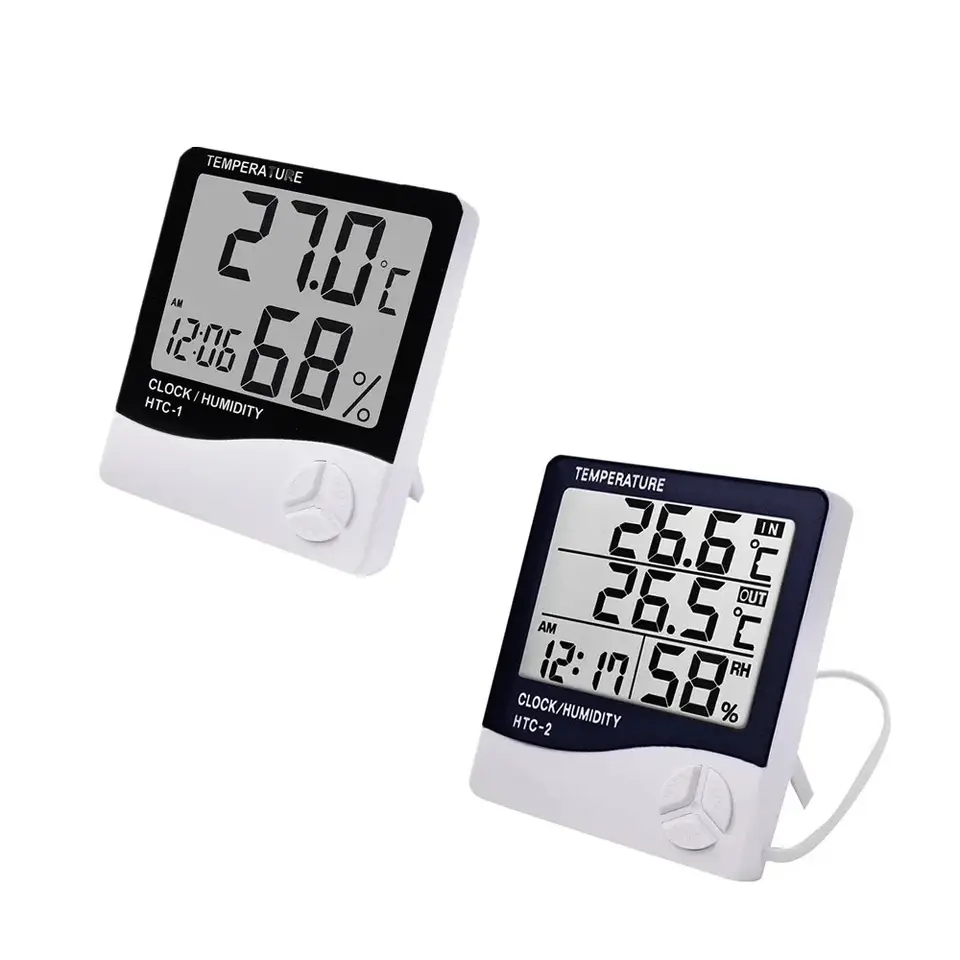 Weather Station Indoor - Termómetro e Higrómetro Digital LCD para
