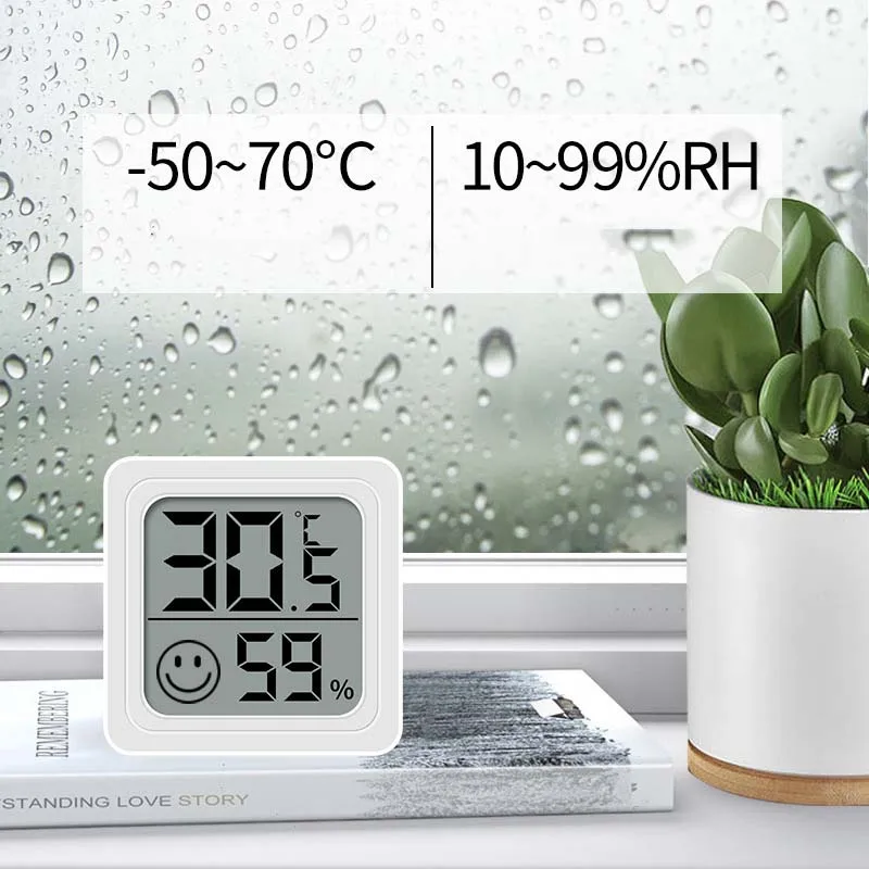 Mini Termómetro Higrómetro Dig - Weather Station Indoor reseña y precio