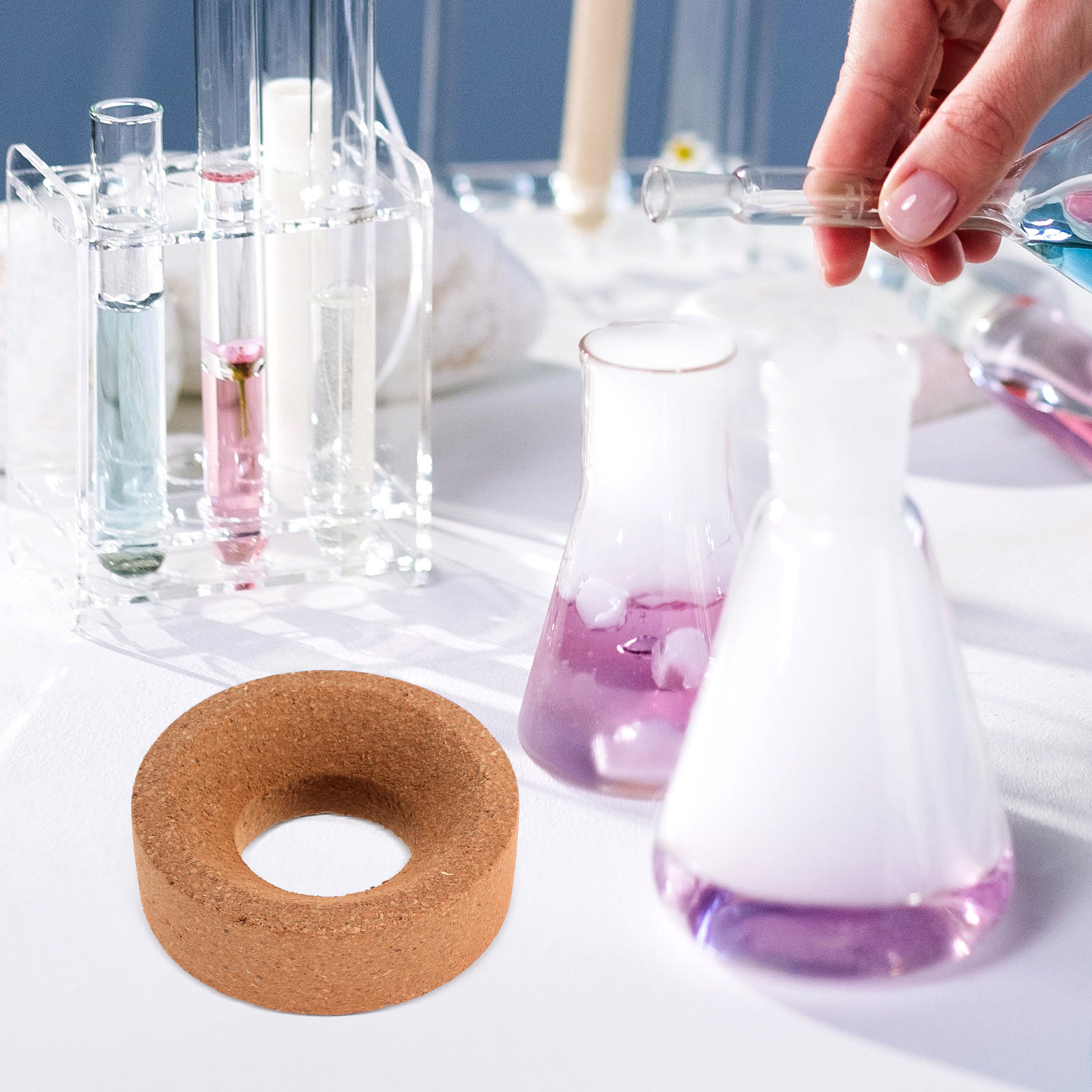 Soporte de Corcho para Frascos - Science Experiment reseña y precio