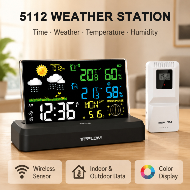 Estación meteorológica inalámb - Weather Station Indoor reseña y precio