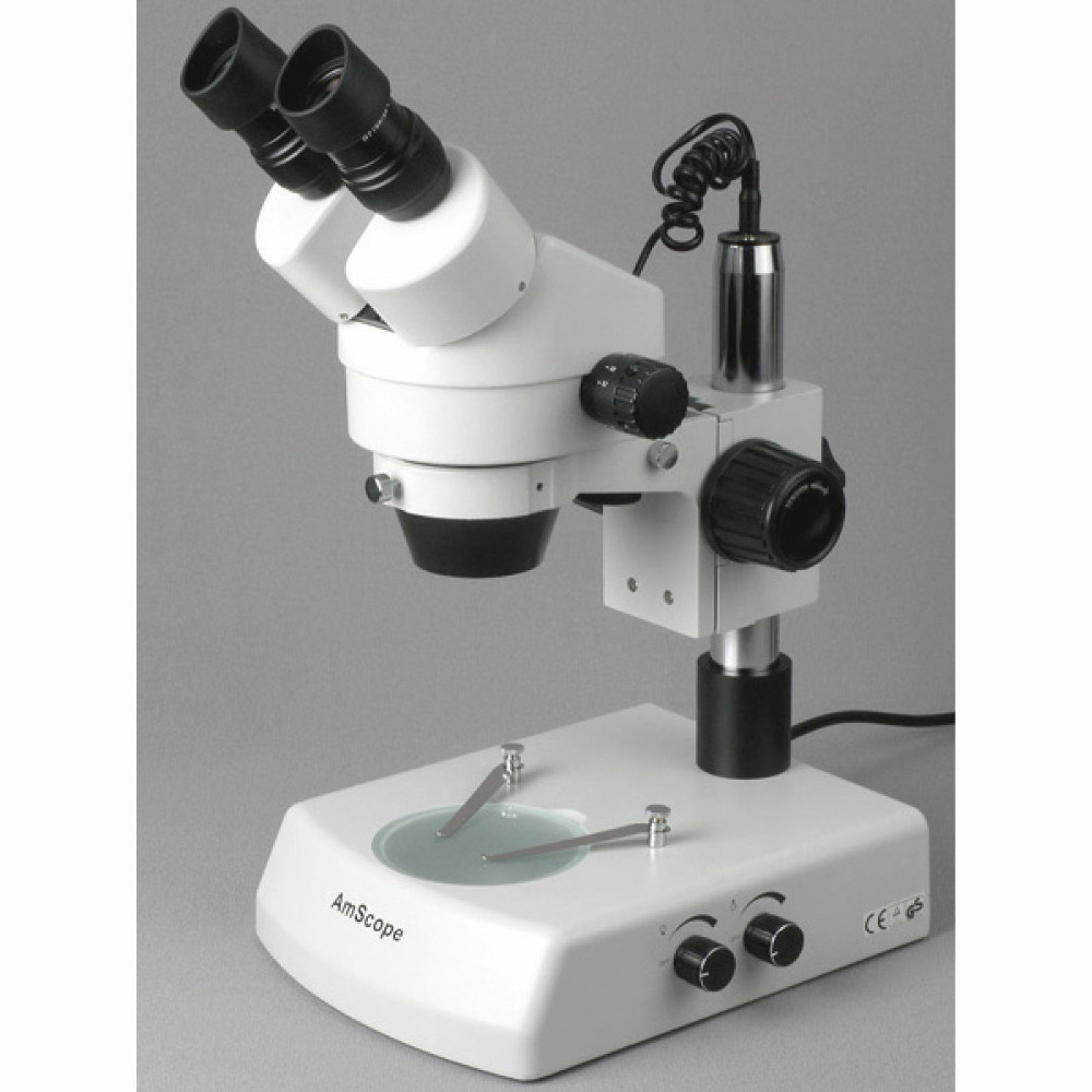 Microscopio Binocular Estéreo  - Amscope Microscope Stereo 7X-45X reseña y precio