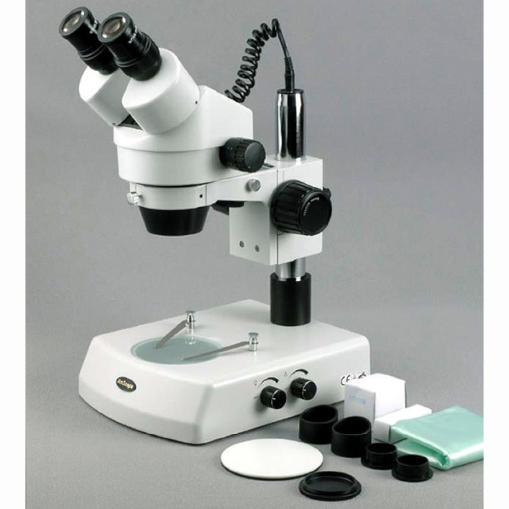 Microscopio Binocular Estéreo  - Amscope Microscope Stereo 7X-45X reseña y precio