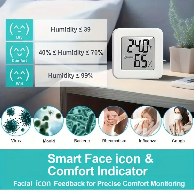 Higrómetro Digital, Termómetro - Weather Station Indoor reseña y precio