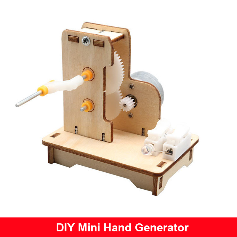 Mini generador de mano DIY, Ki - Science Max reseña y precio