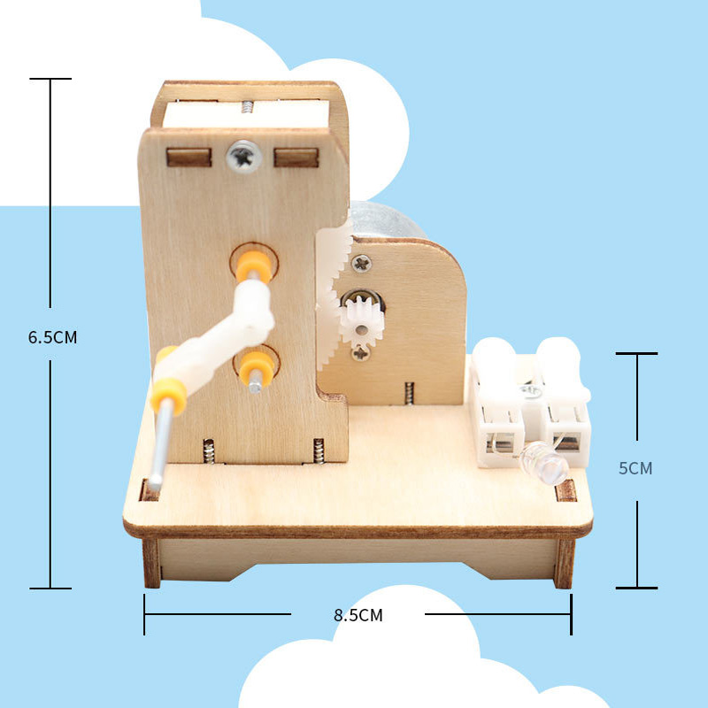 Mini generador de mano DIY, Ki - Science Max reseña y precio