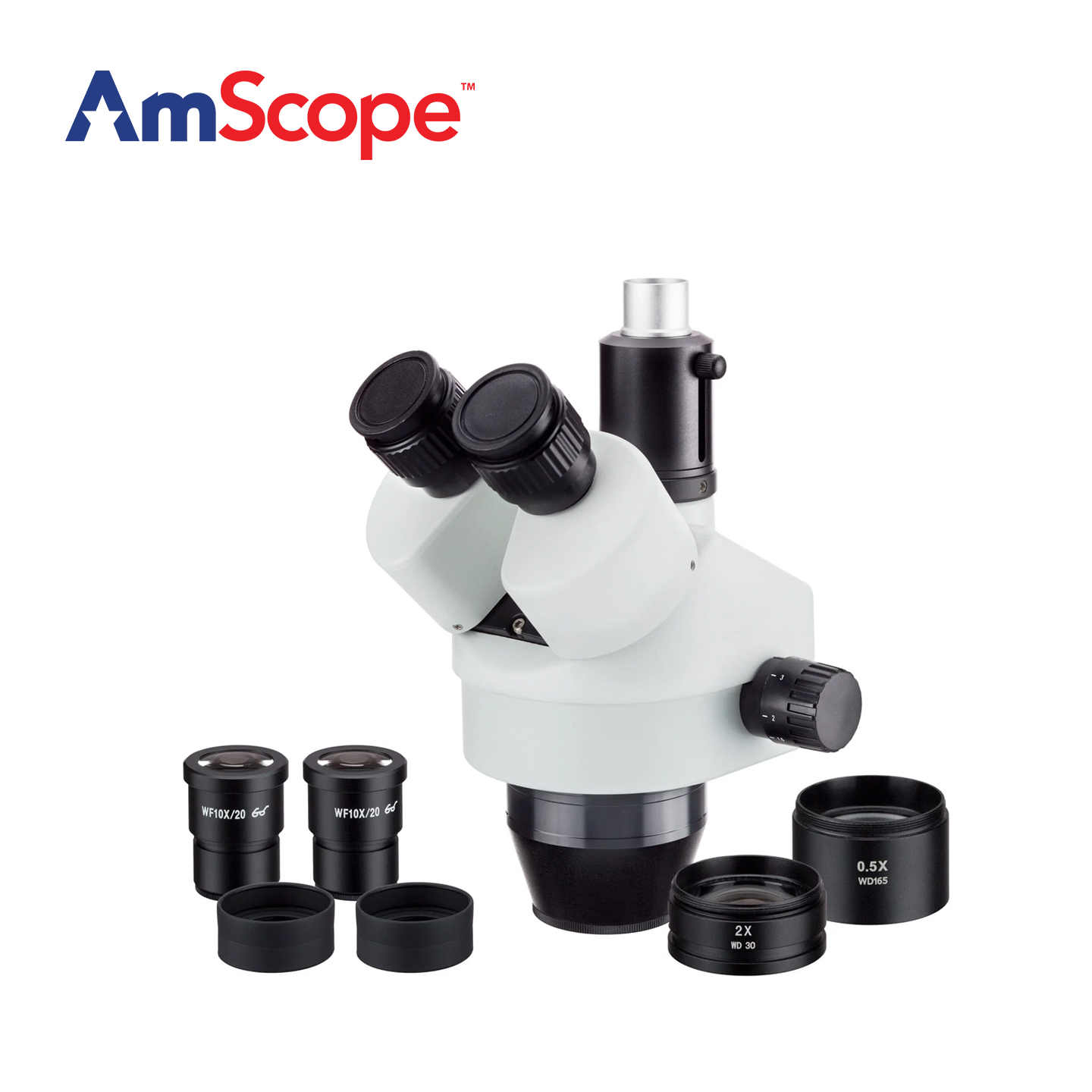 Cabezal de Microscopio Estéreo - Amscope Microscope Stereo 7X-45X reseña y precio