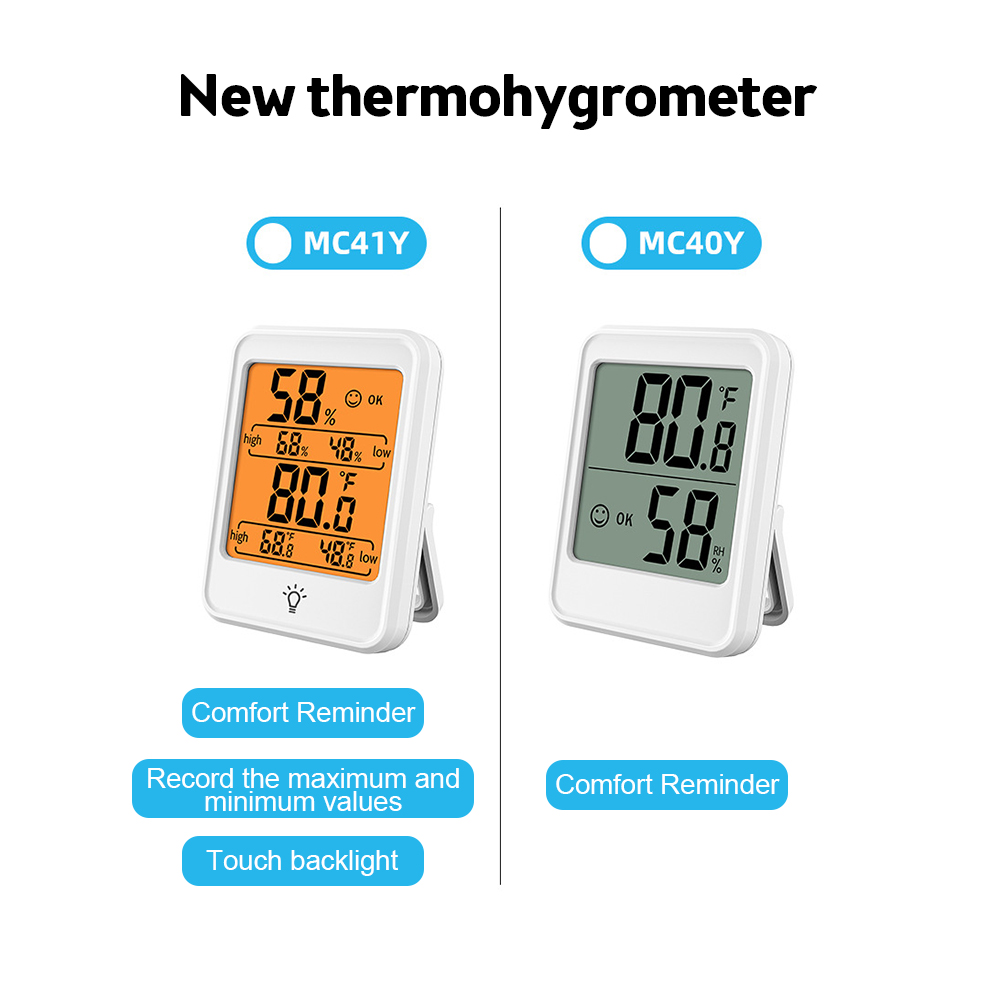 MC40 MC41 LCD termohigrómetro  - Weather Station Indoor reseña y precio