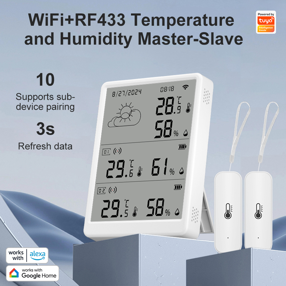 SMATRUL Tuya WiFi Sensor de hu - Weather Station Indoor reseña y precio