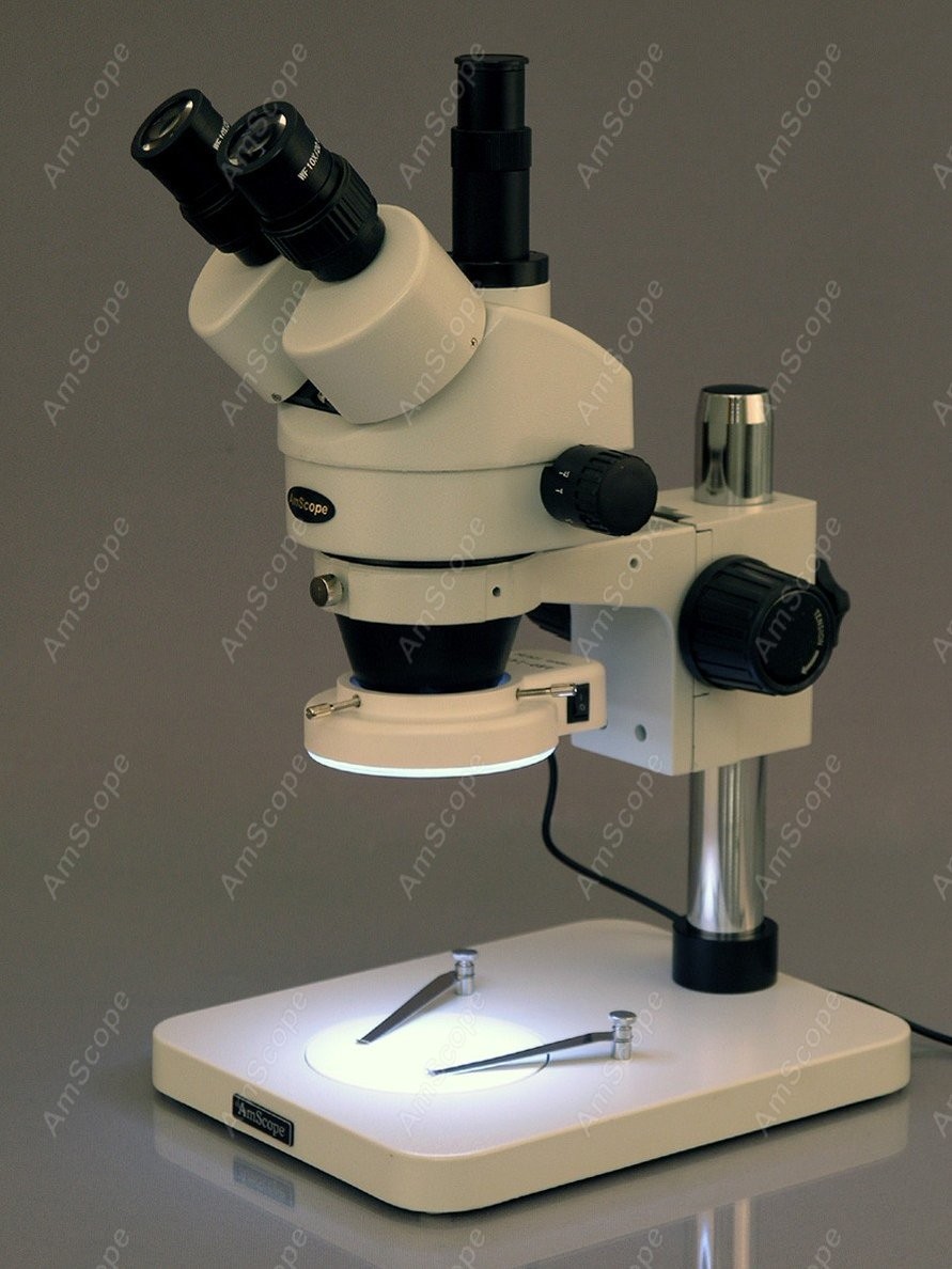 Microscopio Estéreo Trinocular - Amscope Microscope Stereo 7X-45X reseña y precio