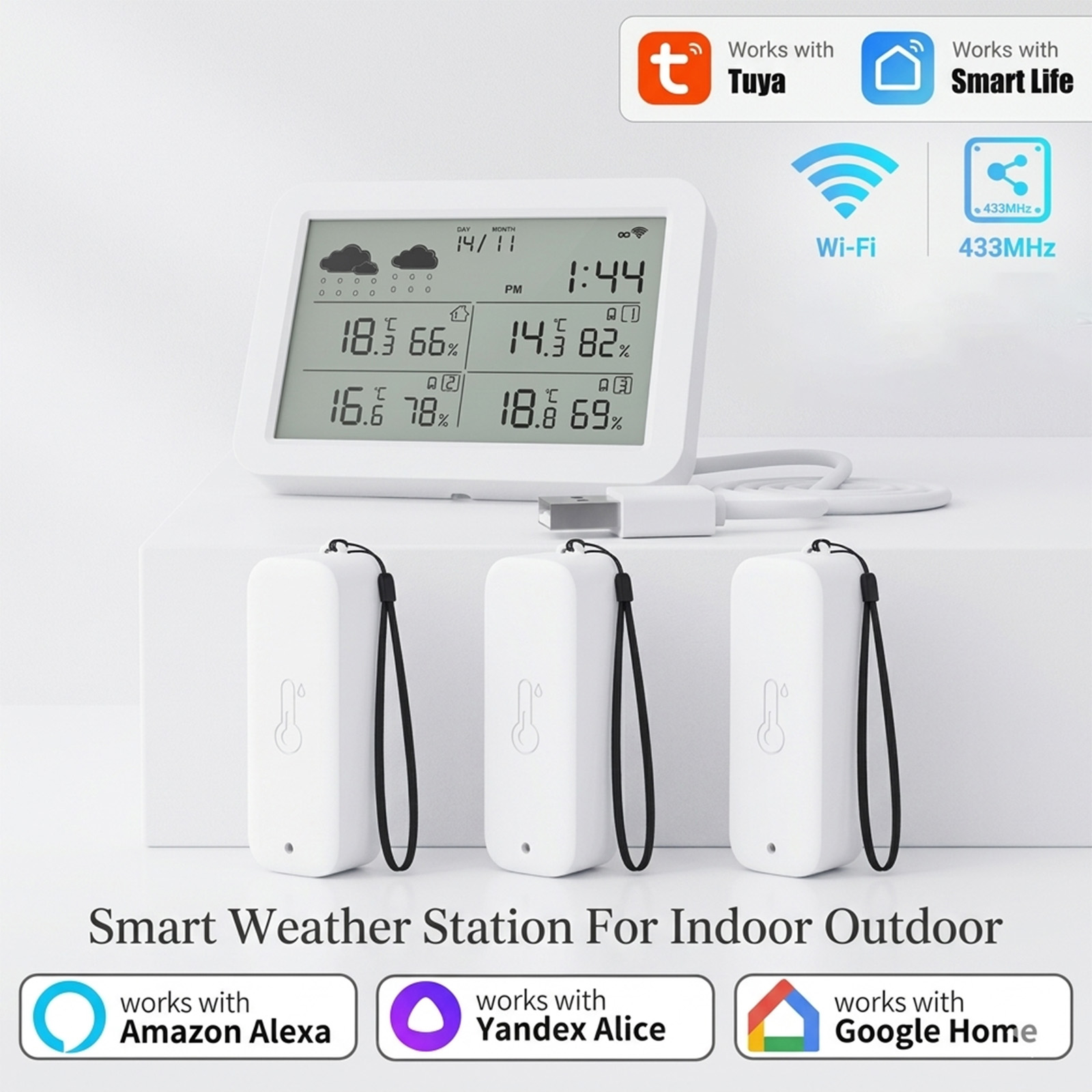 Estación Meteorológica Tuya Wi - Weather Station Indoor reseña y precio