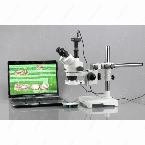Microscopio Estéreo Trinocular - Amscope Microscope Stereo 7X-45X reseña y precio