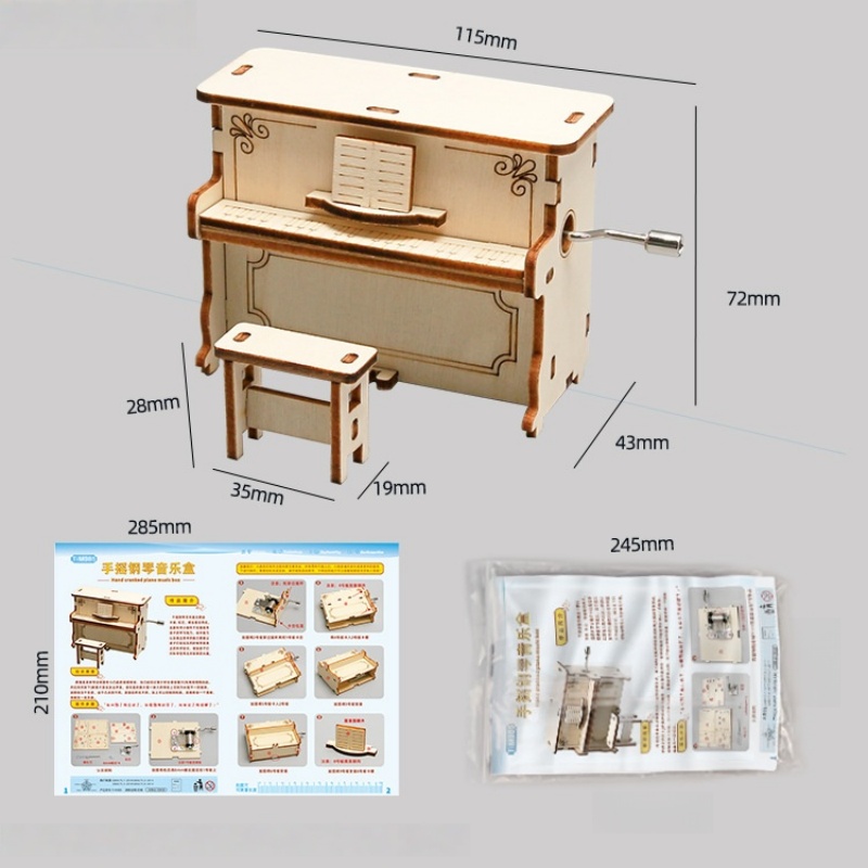 Piano Infantil de Manivela, Mo - Science Max reseña y precio
